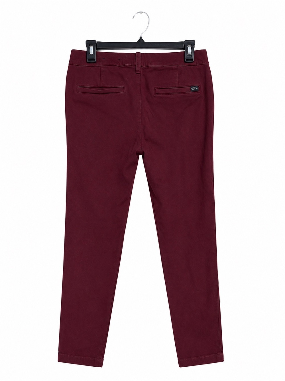 Hollister Super Skinny Chino Pants Mens 30x32 Maroon Advanced Stretch - Picture 2 of 2